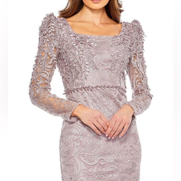 Mac Duggal Lilac Trumpet Style Gown NWT - Picture 3 of 5